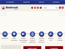 Tablet Screenshot of ci.benbrook.tx.us
